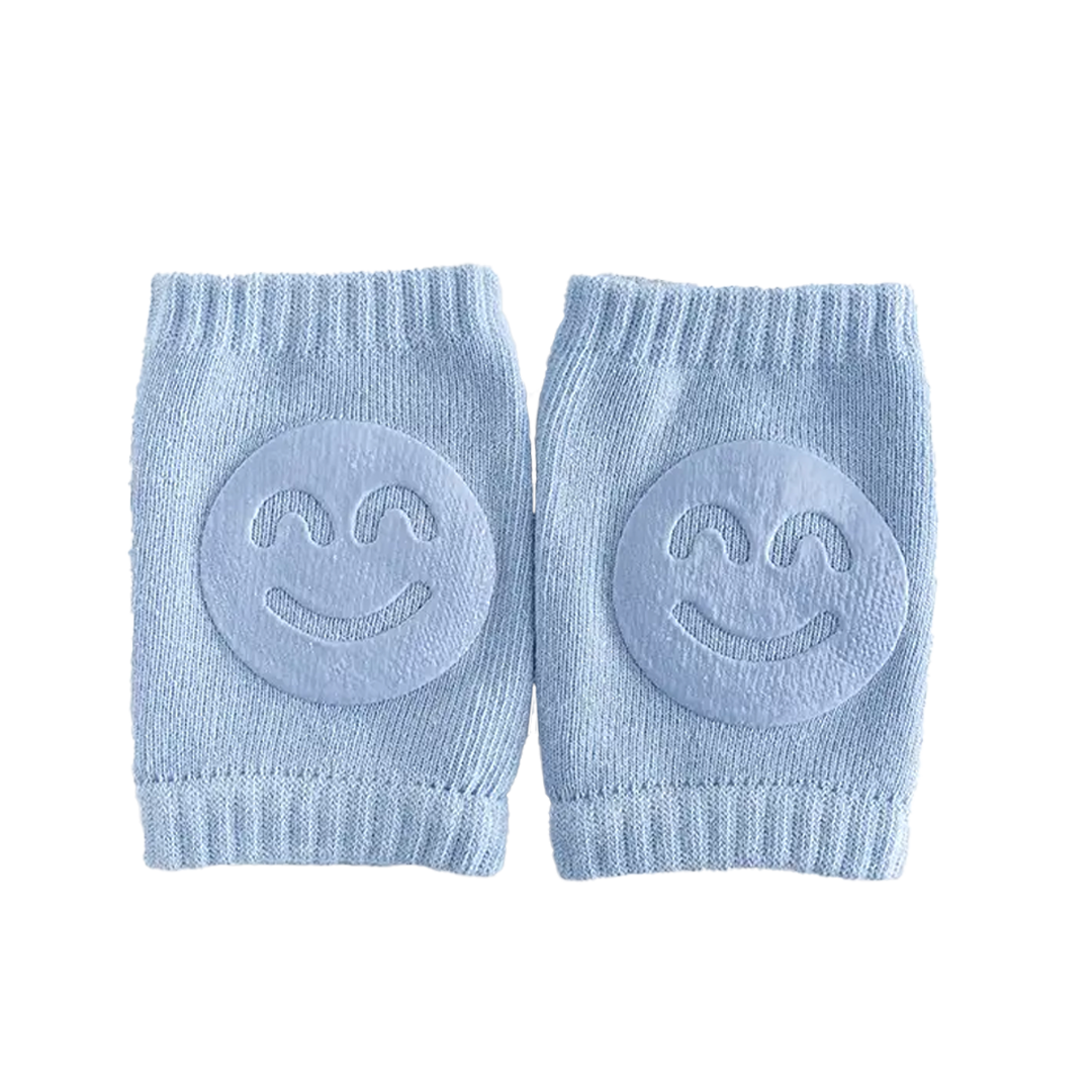 Baby Knee Pads with Smiley Grip - Comfy, Adjustable & Protective Kneepads