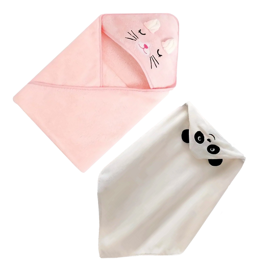 Cute Hooded Bath Towel – Soft, Absorbent & Cozy Bath Blanket