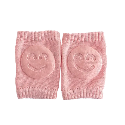 Baby Knee Pads with Smiley Grip - Comfy, Adjustable & Protective Kneepads